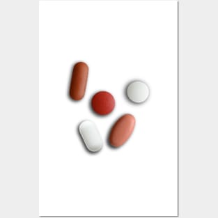 Assorted Medical Pills Posters and Art